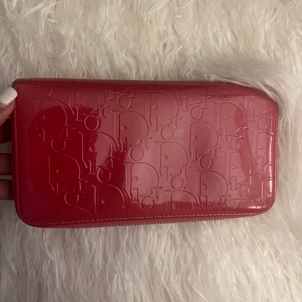 Christian Dior Patent Leather Wallet